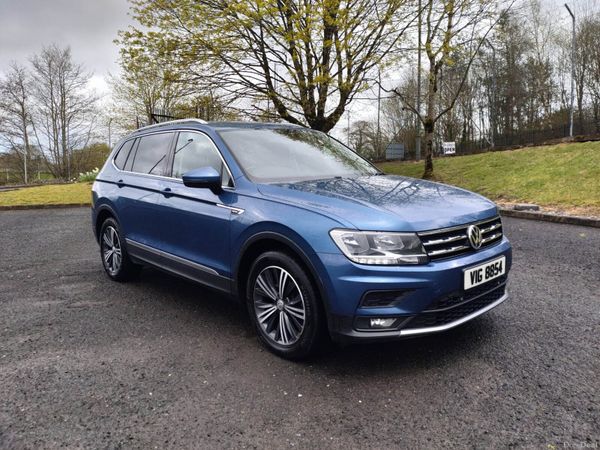 Volkswagen Tiguan Allspace SUV, Diesel, 2018, Blue