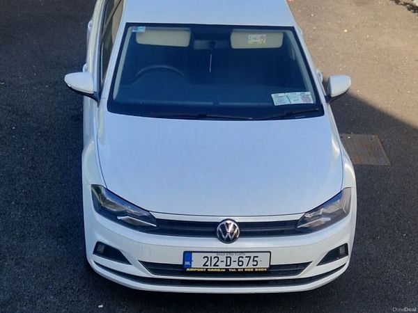 Volkswagen Polo Hatchback, Petrol, 2021, White