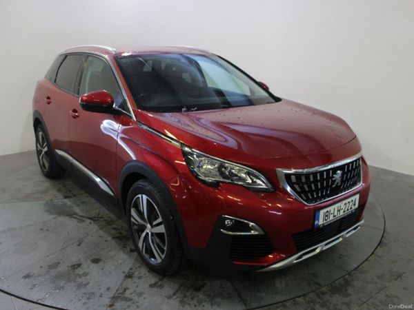 Peugeot 3008 MPV, Diesel, 2018, Red