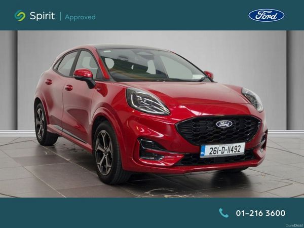 Ford Puma MPV, Petrol Hybrid, 2026, Red