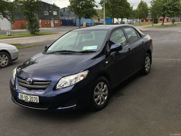 Toyota Corolla Saloon, Petrol, 2008, Blue