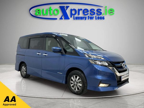 Nissan Serena MPV, Petrol Hybrid, 2018, Blue