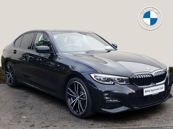 BMW 3-Series Saloon, Petrol Plug-in Hybrid, 2020, Black
