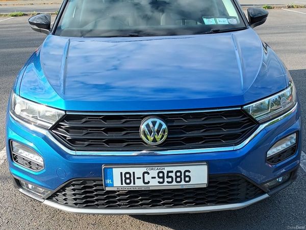 Volkswagen T-Roc SUV, Petrol, 2018, Blue
