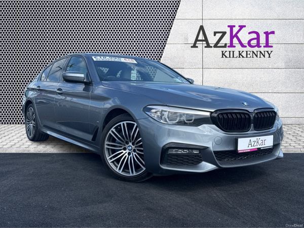 BMW 5-Series Saloon, Petrol Hybrid, 2017, Blue