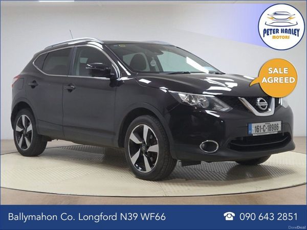 Nissan Qashqai SUV, Diesel, 2016, Black