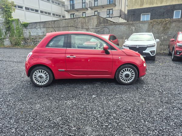 Fiat 500 Hatchback, Petrol, 2011, Red