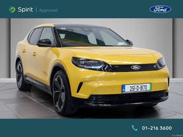 Ford Capri MPV, Electric, 2025, Yellow