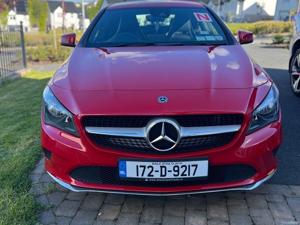 Mercedes-Benz CLA Saloon, Petrol, 2017, Red