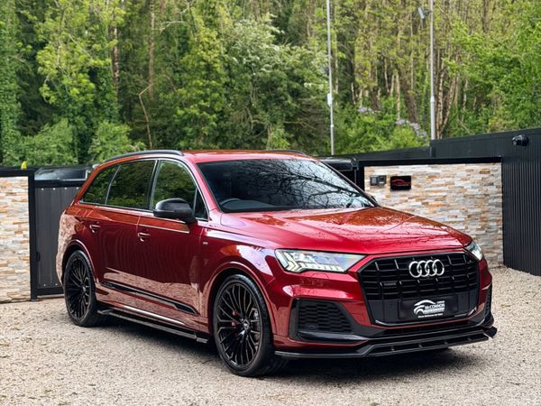 Audi Q7 SUV, Petrol Plug-in Hybrid, 2021, Red
