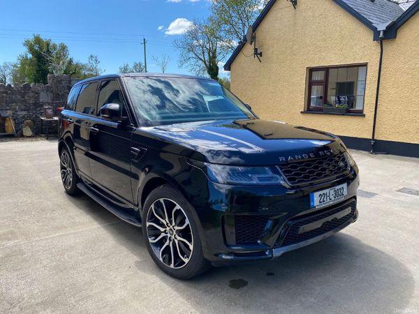 Land Rover Range Rover Sport SUV, Petrol Plug-in Hybrid, 2022, Black