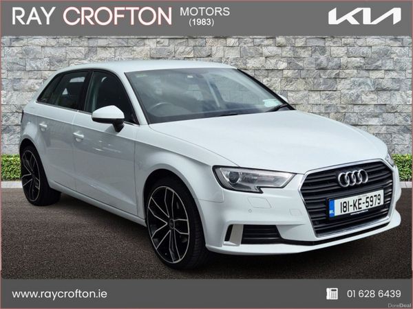 Audi A3 Hatchback, Diesel, 2018, White