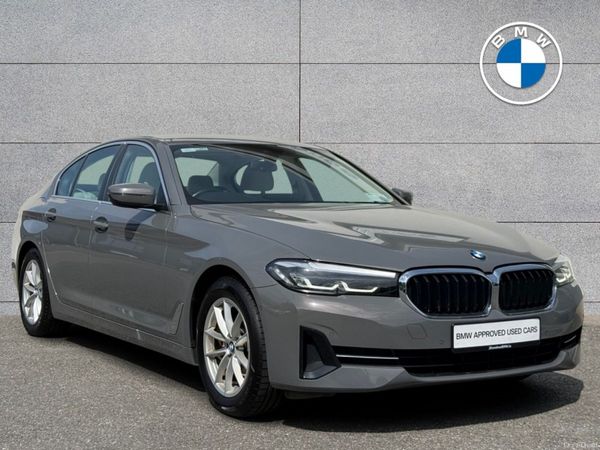 BMW 5-Series Saloon, Diesel Hybrid, 2021, Grey