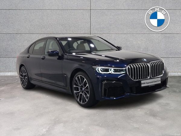 BMW 7-Series Saloon, Petrol Plug-in Hybrid, 2021, Blue