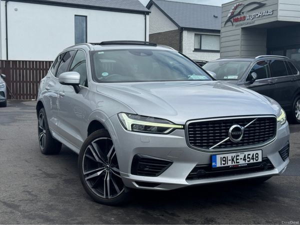 Volvo XC60 Estate, Petrol Plug-in Hybrid, 2019, Silver