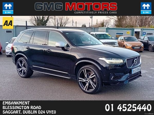 Volvo XC90 Estate, Petrol Plug-in Hybrid, 2018, Black