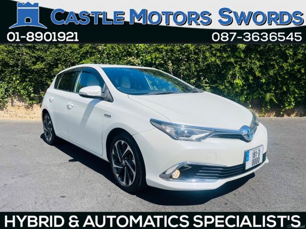 Toyota Auris Hatchback, Petrol Hybrid, 2018, White