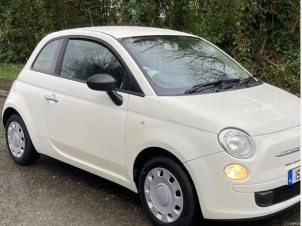 Fiat 500 Hatchback, Petrol, 2015, White