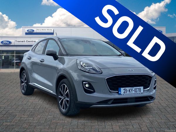 Ford Puma SUV, Petrol Hybrid, 2021, Grey