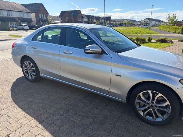 Mercedes-Benz C-Class Saloon, Petrol Plug-in Hybrid, 2018, Silver