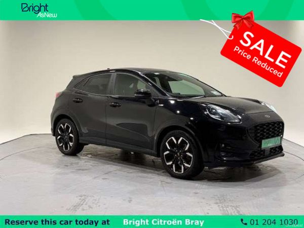 Ford Puma MPV, Petrol Hybrid, 2024, Black