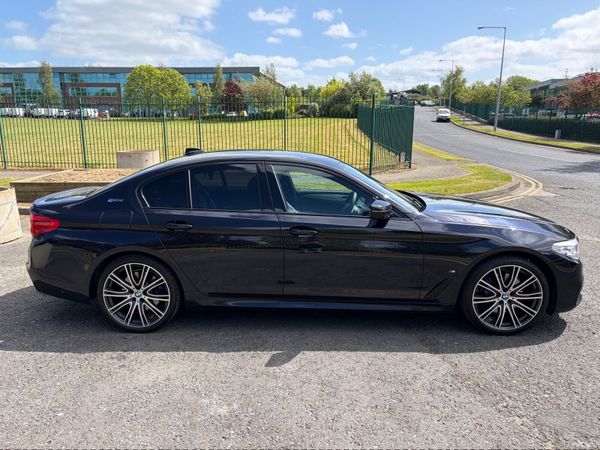 BMW 5-Series Saloon, Petrol Plug-in Hybrid, 2018, Black