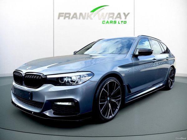 BMW 5-Series Estate, Diesel, 2018, Blue