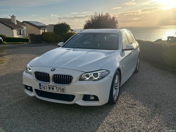 BMW 5-Series Estate, Diesel, 2014, White