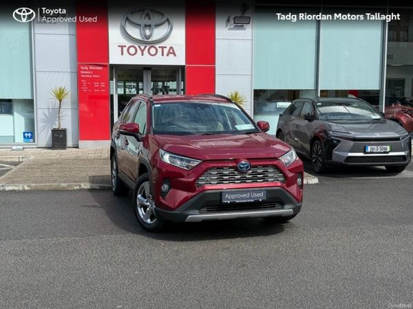 Toyota RAV4 SUV, Petrol Hybrid, 2021, Red