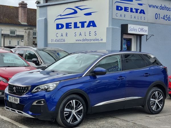 Peugeot 3008 SUV, Petrol, 2018, Blue