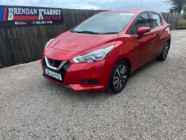 Nissan Micra Hatchback, Petrol, 2018, Red