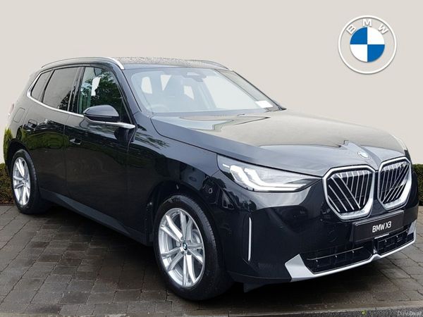 BMW X3 SUV, Petrol Plug-in Hybrid, 2026, Black