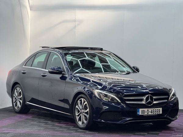 Mercedes-Benz C-Class Saloon, Diesel, 2018, Blue