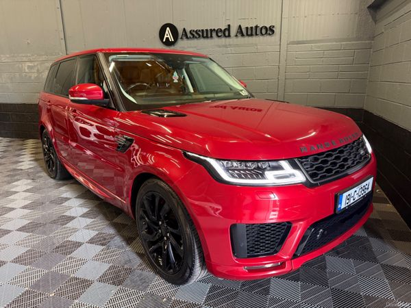 Land Rover Range Rover Sport SUV, Petrol Plug-in Hybrid, 2019, Red