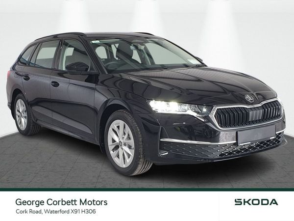 Skoda Octavia Estate, Petrol, 2026, Black