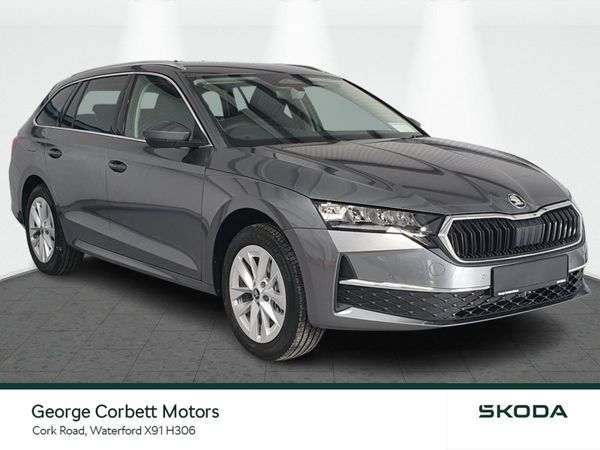 Skoda Octavia Estate, Petrol, 2026, Grey
