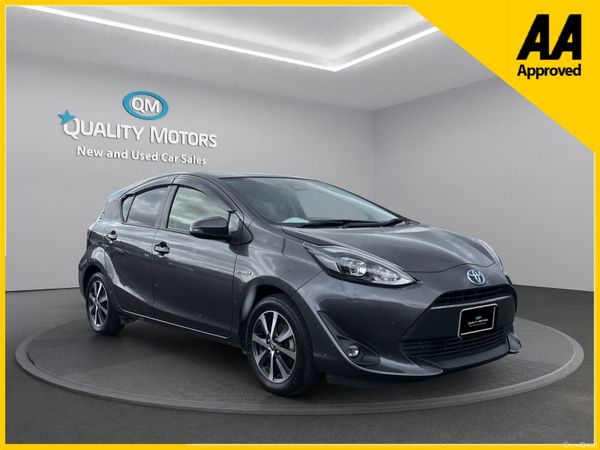 Toyota Aqua Hatchback, Petrol Hybrid, 2019, Grey