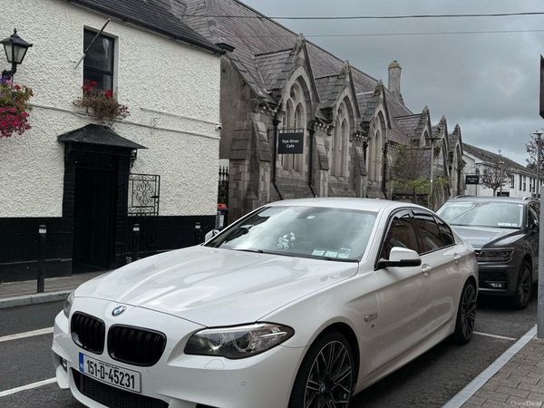 BMW 5-Series Saloon, Diesel, 2015, White