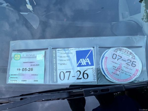 Toyota Yaris Hatchback, Petrol, 2006, Silver
