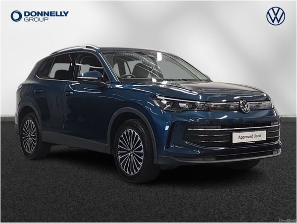 Volkswagen Tiguan Estate, Petrol Hybrid, 2025, Blue
