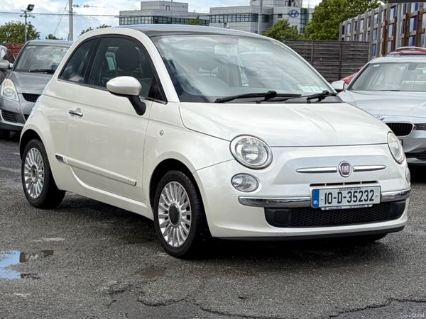 Fiat 500 Hatchback, Petrol, 2010, White