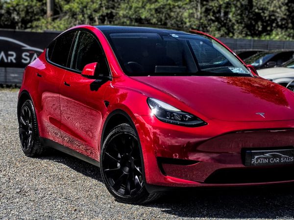 Tesla Model Y MPV, Electric, 2023, Red