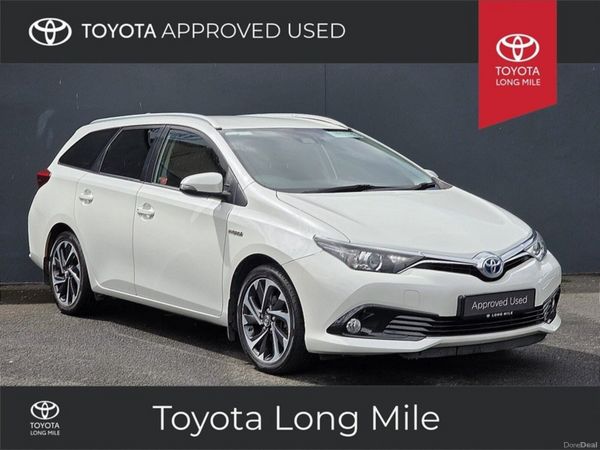 Toyota Auris Estate, Petrol Hybrid, 2018, White