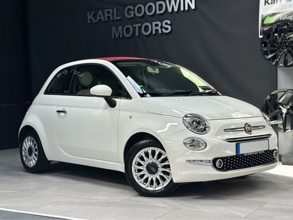 Fiat 500C Convertible, Petrol, 2016, White