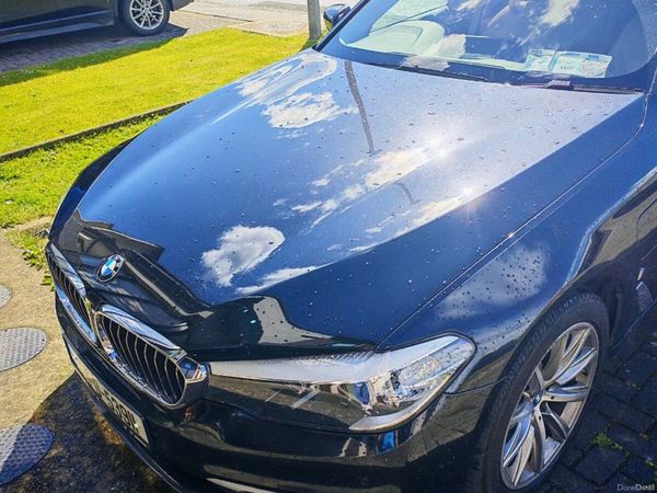 BMW 5-Series Saloon, Petrol Plug-in Hybrid, 2017, Black