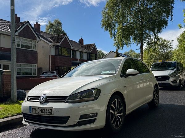 Volkswagen Golf Hatchback, Petrol, 2017, White