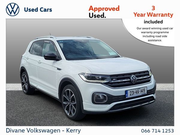 Volkswagen T-Cross SUV, Petrol, 2023, White
