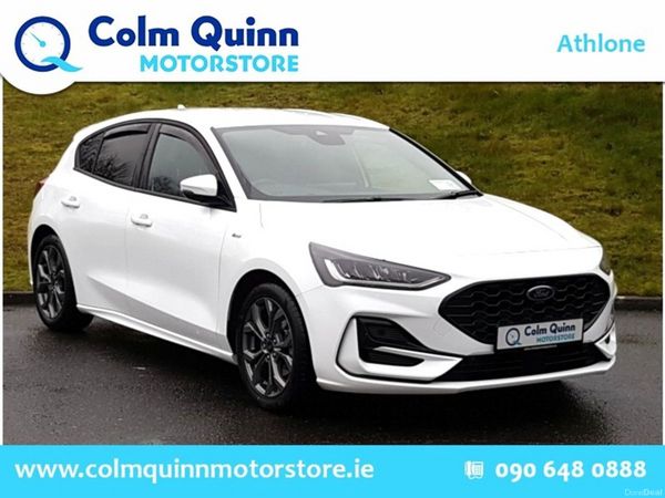 Ford Focus Hatchback, Petrol Hybrid, 2025, White