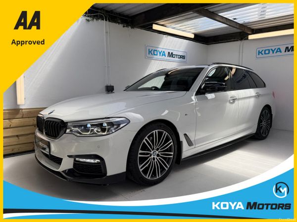 BMW 5-Series Estate, Diesel, 2017, White