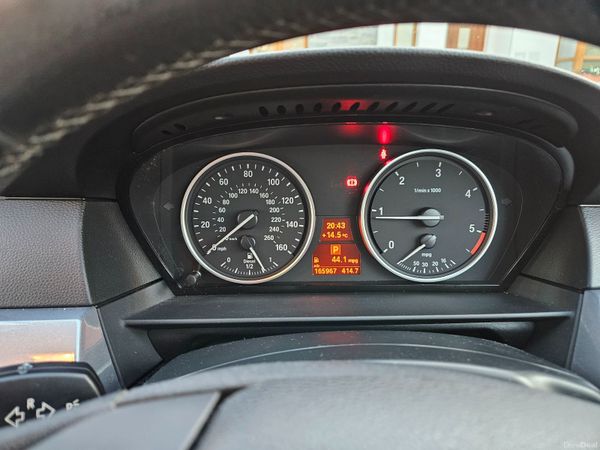 BMW 5-Series Saloon, Diesel, 2008, Blue